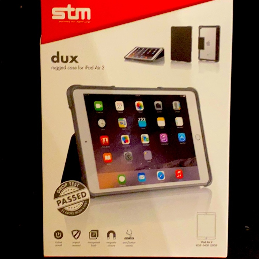 STM Dux Rugged Case for iPad Air 2 - Black